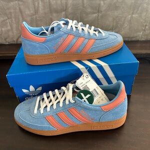 Adidas Handball Spezial Light Blue Wonder Clay Women’s size 8.5 US